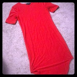 T-shirt hem dress size large